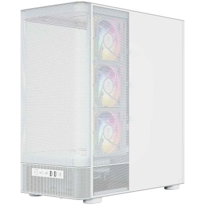 5. MODECOM OBUDOWA VOLCANO AQ 400 ARGB MIDI BIAŁA