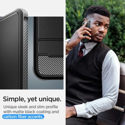 14. Etui Spigen Rugged Armor na Samsung Galaxy S23 - czarny mat