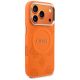 4. Etui Guess Peony Hot Stamp MagSafe na iPhone 17 Pro Max - pomarańczowe