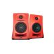 28. KALI AUDIO LP-UNF-R - Para monitorów odsłuchowych z Bluetooth. Głośniki multimedialne, czerwone.