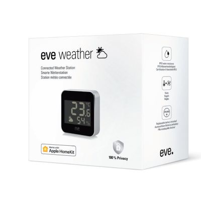 2. Eve 10EBS9901 sensory temperatury i wilgotności powietrza Wewnątrz/Na wolnym powietrzu Czujnik temperatury i wilgotności Wolnostojący Bezprzewodowy