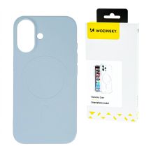 Etui Wozinsky Liquid Silicone Case MagSafe na Samsung Galaxy S24 FE - jasnoniebieskie