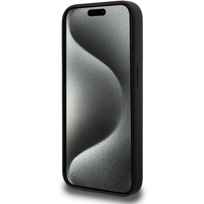 5. Etui BMW M Silicone Pattern MagSafe na iPhone 15 Pro - czarne