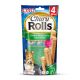INABA Churu Rolls Tuńczyk z kurczakiem  - przysmak dla kota - 4x10 g