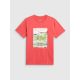 5. T-shirt regular z nadrukiem męski 4F 4FRSS26TTSHM4304-63S