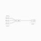 18. Baseus Superior 3w1 kabel USB - Lightning / USB Typ C / micro USB 3,5 A 1,5 m Biały (CAMLTYS-02)