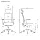 9. ERGO OFFICE FOTEL BIUROWY ERGONOMICZNY PREMIUM ER-425 Z WYSOKIM OPARCIEM MAX 150KG