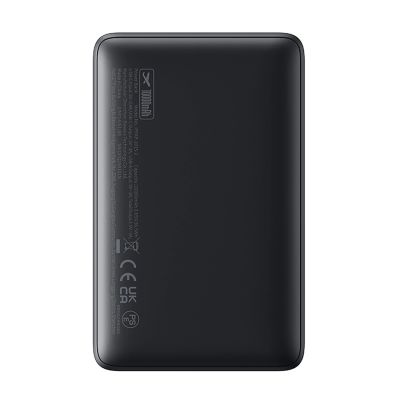 4. Powerbank Baseus EnerFill FP11 10000mAh 15W (z czarnym kablem Simple USB-C - USB-C 20V/3A 30cm) - czarny