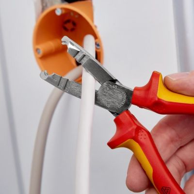 5. Knipex 13 46 165 narzędzie do zdejmowania izolacji Czerwony, Żółty