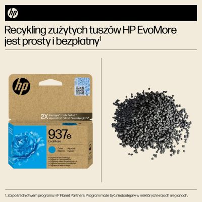 6. HP 937E EVOMORE CYAN/EN/DE/PL/CZ INK CARTRIDGE