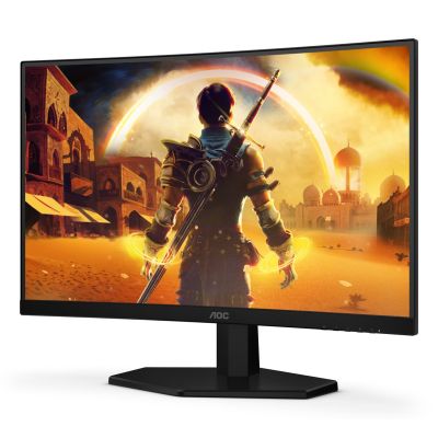 17. AOC G4 23.6" VA FHD 180Hz monitor komputerowy 59,9 cm (23.6") 1920 x 1080 px Full HD LCD Czarny, Czerwony