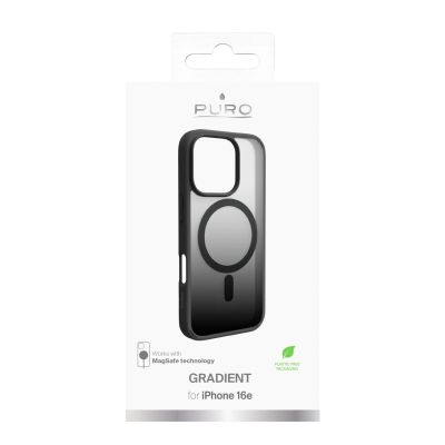 8. Etui silikonowe Puro Gradient MagSafe do iPhone 16 Pro Max - czarne