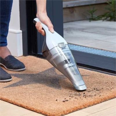13. Odkurzacz przenośny Black & Decker NVC215W Niebieski, Szary Bez worka