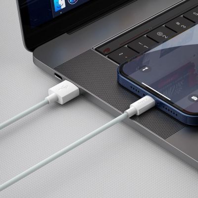 9. Baseus 2x kabel USB - Lightning szybkie ładowanie 1,5 m biały (TZCALZJ-02)