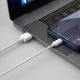 9. Baseus 2x kabel USB - Lightning szybkie ładowanie 1,5 m biały (TZCALZJ-02)