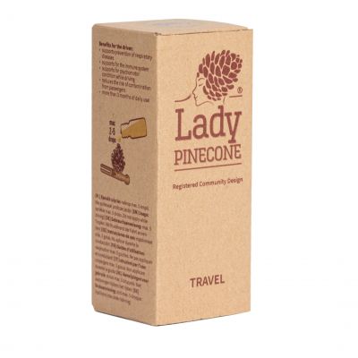 2. Zestaw Pani Szyszka HORIZONTAL TRAVEL 1 x Pani Szyszka + 1 mieszanka olejków eterycznych (LP-HORIZONTAL-TRAVEL)