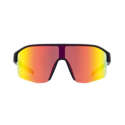 2. Okulary rowerowe Red Bull Spect Dundee - black/brown/red mirror CAT3