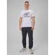3. T-shirt regular z nadrukiem męski 4F 4FRAW25TTSHM3611-10S