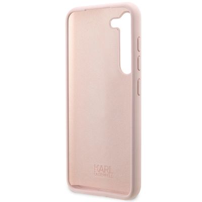 7. Etui Karl Lagerfeld Silicone Ikonik na Samsung Galaxy S23+ - różowe