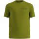 5. Koszulka z krótkim rękawem męska ODLO T-shirt crew neck s/s ESSENTIAL PRINT zielona