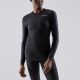 2. Damski Zestaw bielizny termoaktywnej CORE WOOL MERINO SET W BLACK MELANGE