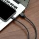 9. Baseus Yiven kabel przewód w materiałowym oplocie USB / Lightning 1,2M czarny (CALYW-01)