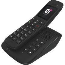 Deutsche Telekom Sinus A 32 - Telefon bezprzewodowy - Automatyczna sekretarka - DECT/GAP/CAT-iq - Heban