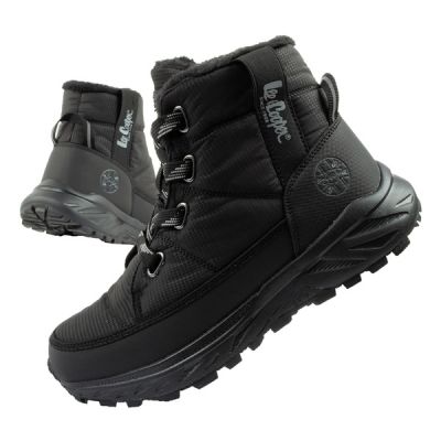 Lee Cooper buty sportowe damskie zimowe trekkingowe ocieplane czarne