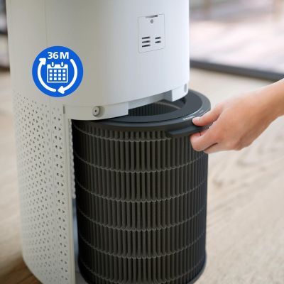 10. Philips Zintegrowany filtr 3w1 Pasuje do oczyszczacza 2w1: AC3737/10 Filtr NanoProtect HEPA Pro S3