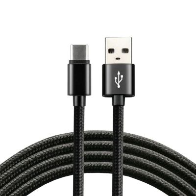 3. Kabel zasilający everActive CBB-1CB (USB - USB typu C ; 1m; kolor czarny)