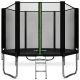 7. VIRTUFIT TRAMPOLINA Z SIATKĄ BEZPIECZEŃSTWA - CZARNA - 305 CM