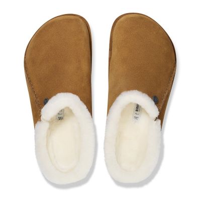 3. Klapki Birkenstock Zermatt Premium Shearling LEVE Mink LAF standardowa stopa (1023161)