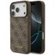 Etui Guess 4G Classic na iPhone 17 Pro / 18 Pro - brązowe