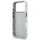 7. Etui Karl Lagerfeld IML Glitter KL Diamond Logo na iPhone 17 Pro - srebrne