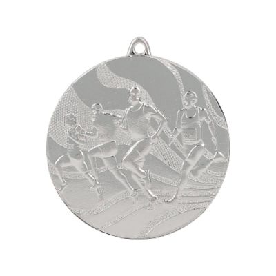 10. Medal srebrny- biegi - medal stalowy
