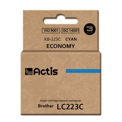 Actis KB-223C Tusz (zamiennik Brother LC223C; Standard; 10 ml; niebieski)