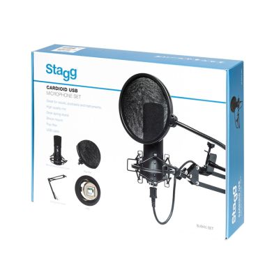 9. STAGG SUM45 Set - Mikrofon Pojemnościowy Usb