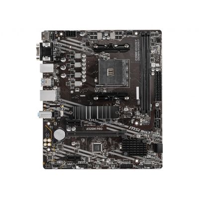 7. MSI A520M PRO Socket AM4 micro ATX
