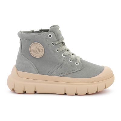6. PALLADIUM PALLAPOP HI ZIP SDE VETIVER 99553-340