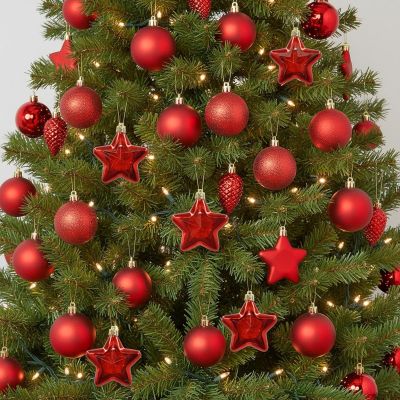 5. BOMBKA DEKORACYJNA PLASTIKOWA BEZPIECZNA 40SZT CZERWONY MICA