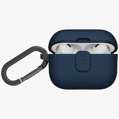 5. Etui UNIQ Clyde na AirPods Pro 3 gen - niebiesko-szare