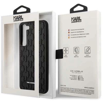 5. Etui Karl Lagerfeld 3D Monogram na Samsung Galaxy S23 - czarne