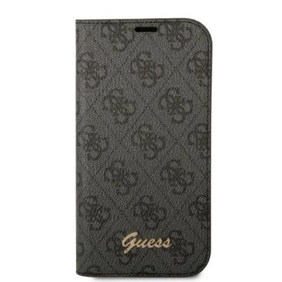 3. Etui Guess 4G Vintage Gold Logo na iPhone 14 Pro - czarne