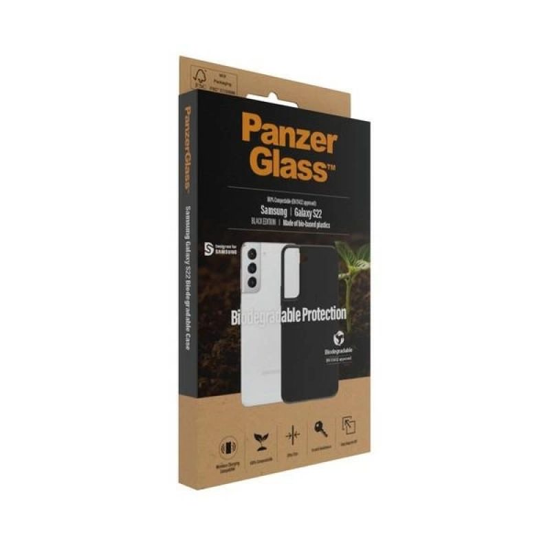 4. Etui PanzerGlass Biodegradable Case do Samsung Galaxy S22 - czarne