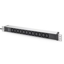 Listwa zasilająca PDU 19" Rack, 12x gniazdo C13 16A/230 V, 2.0m, 1x wtyk unischuko, 16A, aluminiowa
