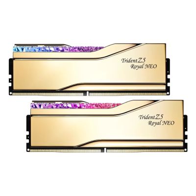 Pamięć RAM DDR5 32GB PC 6400 CL30 G.Skill KIT (2x16GB) Trident Z Royal GOLD