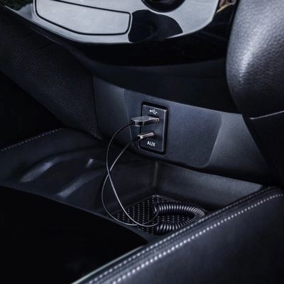 9. Baseus BA01 odbiornik dźwięku Bluetooth 5.0 kabel adapter audio AUX jack czarny (CABA01-01)