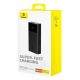 3. Powerbank Baseus Star-Lord 20000mAh 30W z wyświetlaczem i kablem Baseus Simple USB-A - USB-C 3A 30cm - czarny