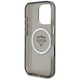 7. Etui Guess IML Metal Mountain Logo MagSafe na iPhone 16 Pro Max - czarne