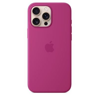 Etui Apple iPhone16 Pro Max Silicone Case with MagSafe - Fuchsia